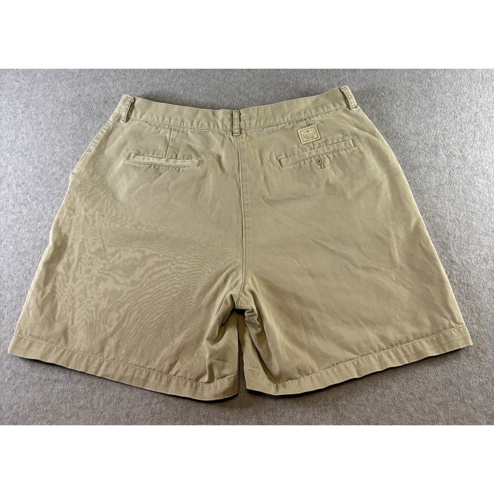 Lauren Ralph Lauren Women's Size 12 Khaki Chino Shorts Tan Cotton Twill - Picture 2 of 8